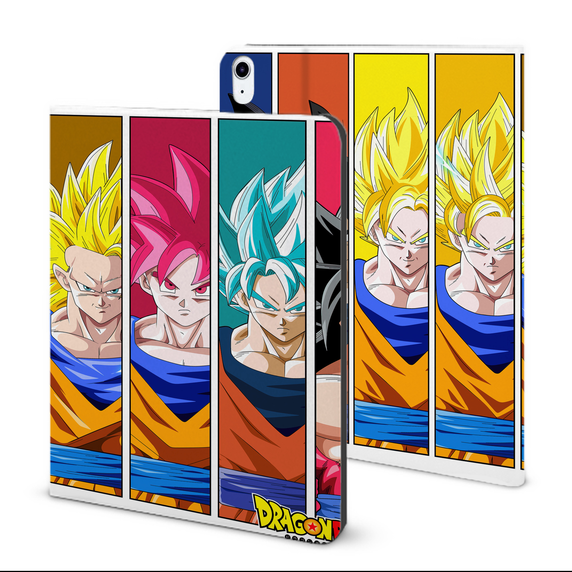 （画像用） ドラゴンボール DRAGON BALL IPad ケース ブック型 PUレザー TPU 耐衝撃 軽量 薄型 ペン収納なし 全面保護 IPad 各モデル対応